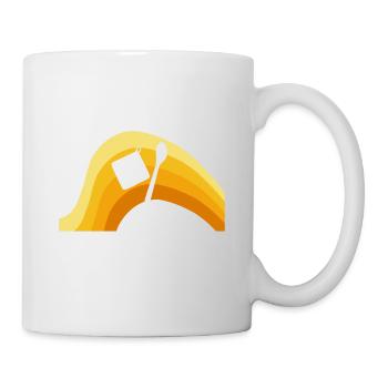 Muffin - Tasse - Weiß - Rechts