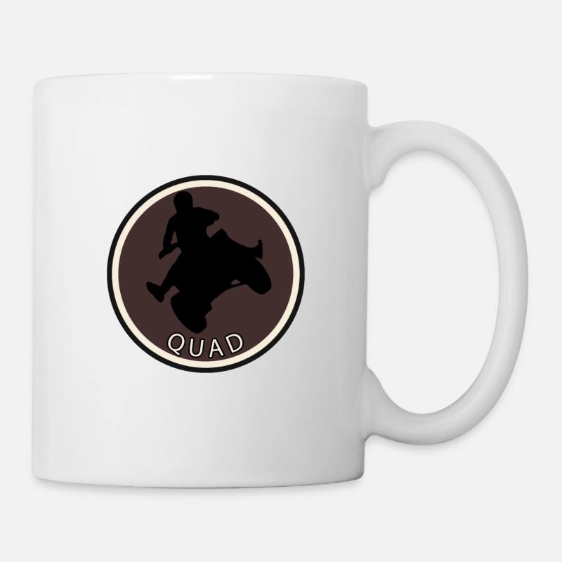 Quad ATV - Tasse - Weiß