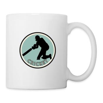 Cricketspieler Pitcher Cricket - Tasse - Weiß - Rechts
