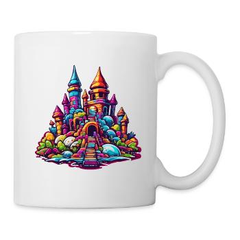 Sandcastle / Building / Playing / Castle / Holiday - Mug - white - Right