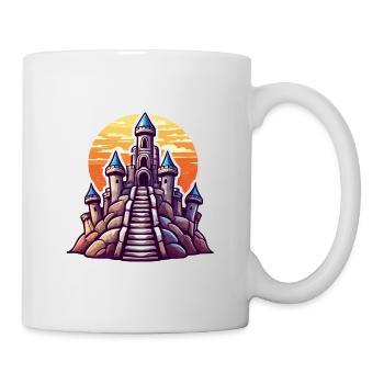 Sandcastle / Building / Playing / Castle / Holiday - Mug - white - Right