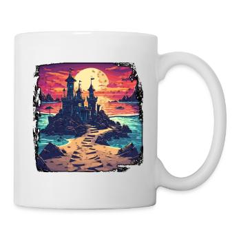 Sandcastle / Building / Playing / Castle / Holiday - Mug - white - Right