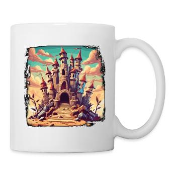 Sandcastle / Building / Playing / Castle / Holiday - Mug - white - Right