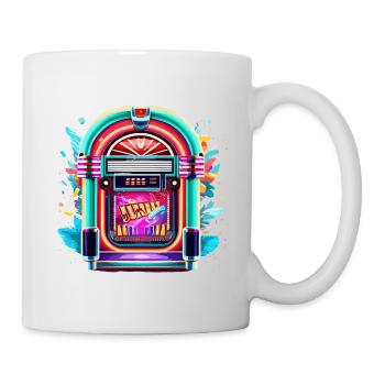 Jukebox / Musical Automaton / Retro / 50s - Mug - white - Right