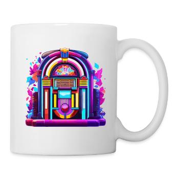 Jukebox / Musical Automaton / Retro / 50s - Mug - white - Right