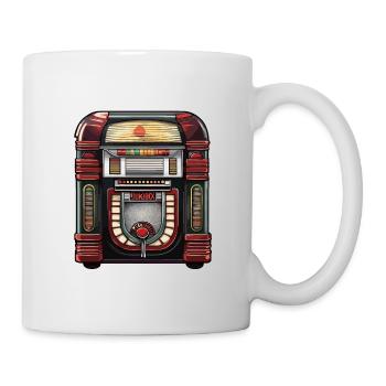 Jukebox / Musical Automaton / Retro / 50s - Mug - white - Right