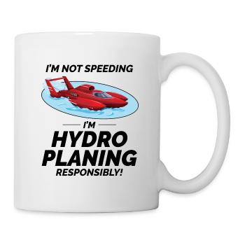 Hydroplane, Bateau, Course, Sports nautiques, Adrénaline - Mug blanc - blanc - Droite