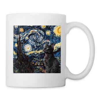 Katze, katzenmotiv - Tasse - Weiß - Rechts