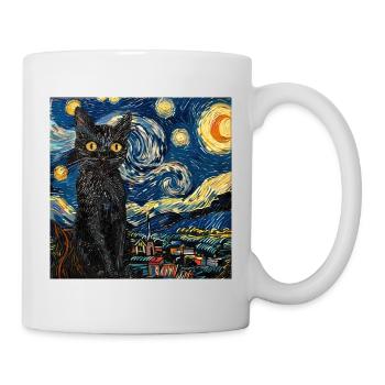 Chat, Motif De Chat - Mug blanc - blanc - Droite