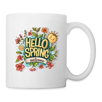 Hello Spring Hello Spring Sun Flowers - Mug - white - Right