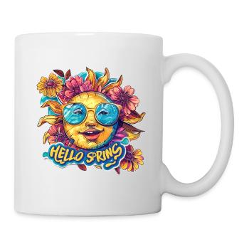Hello Spring Hello Spring Sun Flowers - Mug - white - Right