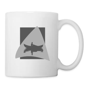 Kajak Ruder Rudern - Tasse - Weiß - Rechts