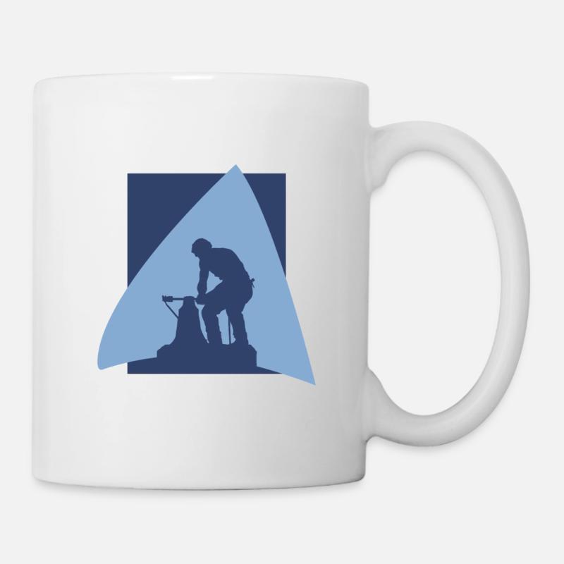 Schmieden Schmiede Umformen - Tasse - Weiß