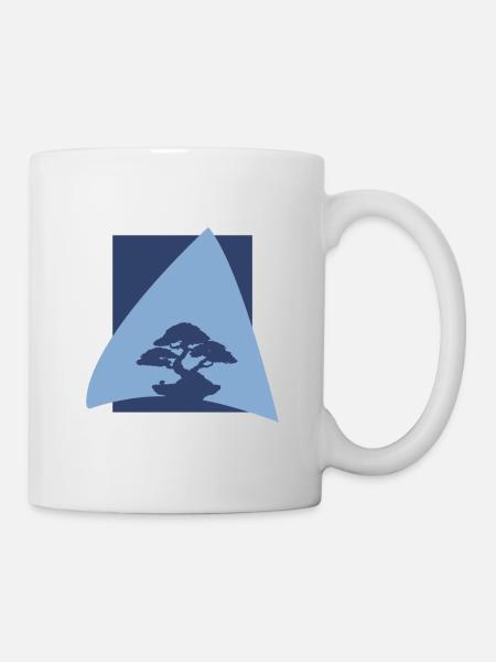 Arbre, Arbre, Arbre, Art Japonais - Mug blanc - blanc