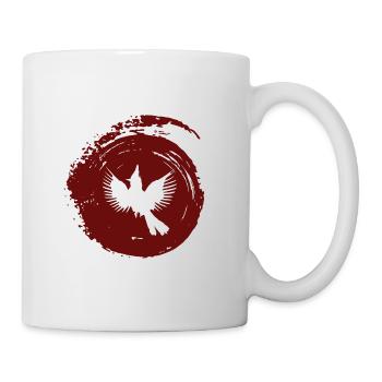Drôle d’oiseau calopsitte - Mug blanc - blanc - Droite