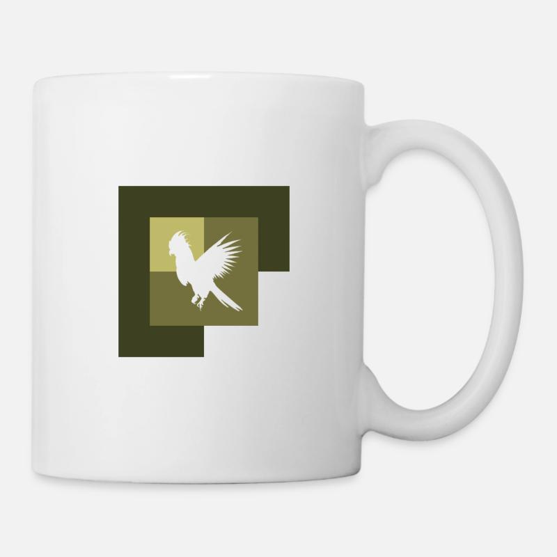 Bird Cockatoo Macaw - Mug - white