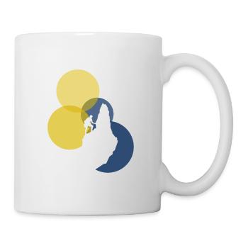 Kletterwand Gipfel Kletterwand - Tasse - Weiß - Rechts