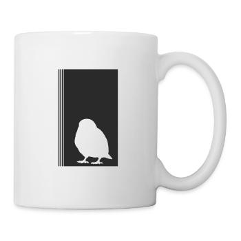 Wellensittich Flügel Vogel - Tasse - Weiß - Rechts