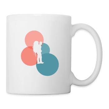 Backpacking Wandern Pilger - Tasse - Weiß - Rechts