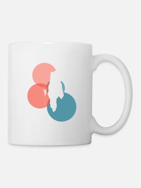Climber Rock Climbing Rock Climbing - Mug - white