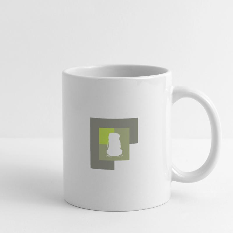 Backpacker Wanderung Pilger Tasse