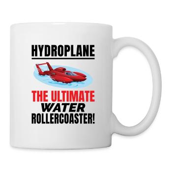 Hydroplane, Boat Racing, Rollercoaster Adventure, - Mug blanc - blanc - Droite