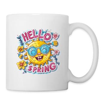 Hello Spring Hello Spring Sun Flowers - Mug - white - Right