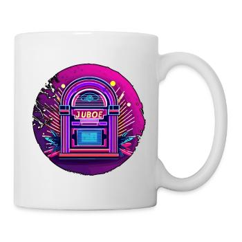 Jukebox / Musical Automaton / Retro / 50s - Mug - white - Right