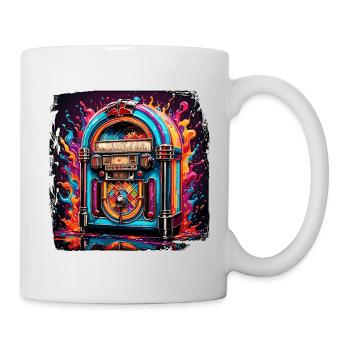 Jukebox / Musical Automaton / Retro / 50s - Mug - white - Right