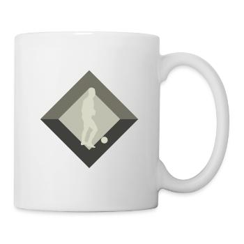 Futsal Joueur de futsal - Mug blanc - blanc - Droite
