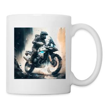 Tour d’Enduro 2 - Mug blanc - blanc - Droite
