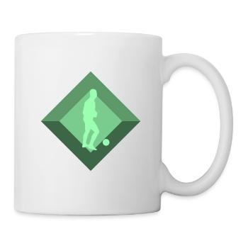 Sports de balle Futsal Équipe de futsal - Mug blanc - blanc - Droite