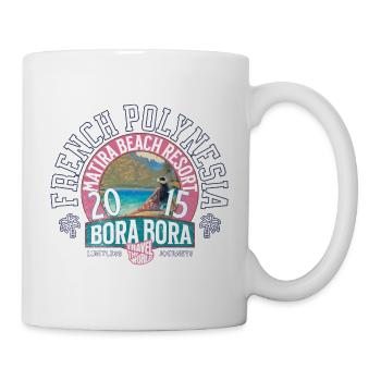 Bora Bora Travel the world - Mug blanc - blanc - Droite