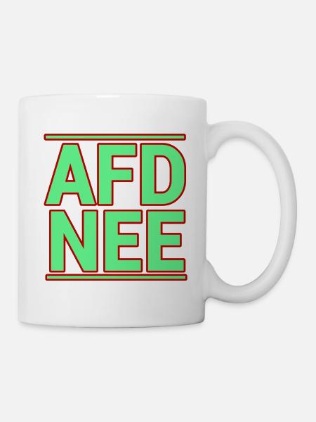 AFD NEE! - Tasse - Weiß