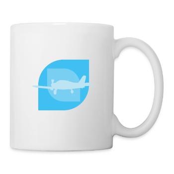 Flugzeug Aerospace Flugzeug - Tasse - Weiß - Rechts