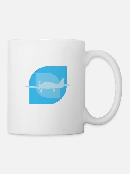 Flugzeug Aerospace Flugzeug - Tasse - Weiß