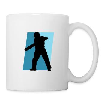 Pitcher Cricket Cricketmannschaft - Tasse - Weiß - Rechts