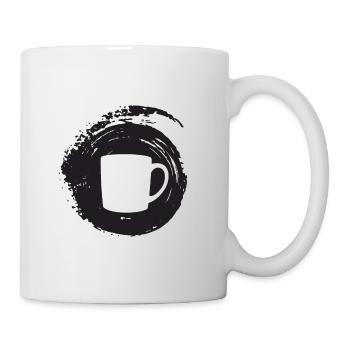 Kaffeebohne Tasse Cappuccino - Tasse - Weiß - Rechts