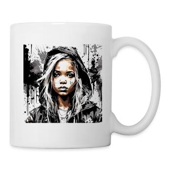 Rapper / Hip Hop / Song / Cool / Rhymes / Beat - Mug - white - Right