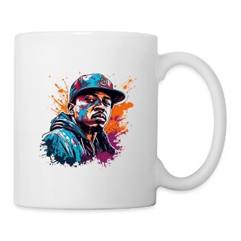 Rapper / Hip Hop / Song / Cool / Rhymes / Beat - Mug - white - Right
