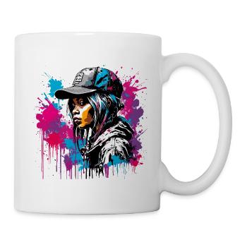 Rapper / Hip Hop / Song / Cool / Rhymes / Beat - Mug - white - Right
