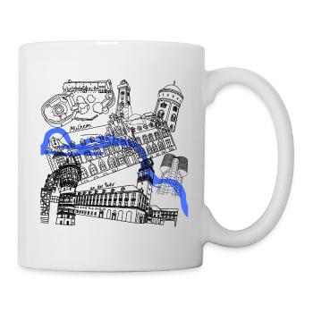 Mülheim landmark - Mug - white - Right