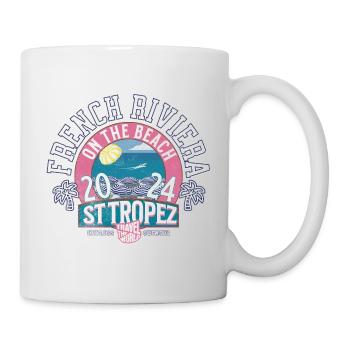 St Tropez French Riviera Travel the world - Mug blanc - blanc - Droite