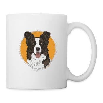 Border Collie - Mug blanc - blanc - Droite