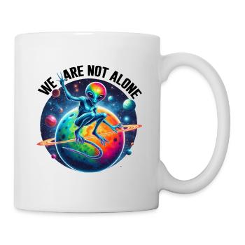 We are not alone.... - Mug - white - Right