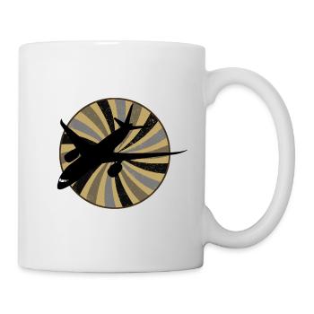 Fliegen Pilot - Tasse - Weiß - Rechts