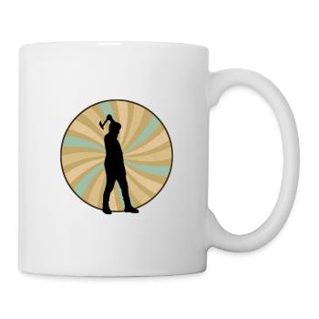 Axe Throwing Sport Double Axe - Mug - white - Right