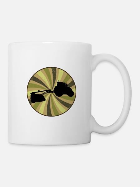 Ernte Hof - Tasse - Weiß
