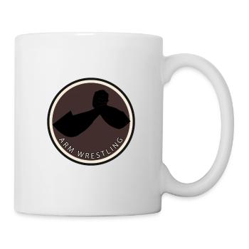 Strong Man Arm Wrestling - Mug - white - Right