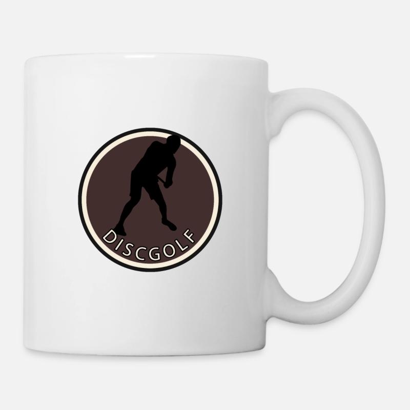 Disc Golfer Disc Golfer Disc Golf - Mug blanc - blanc